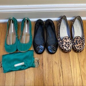 BCBGMaxAzria Charles Philip Tory Burch flats shoes